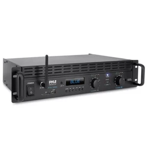 Pyle Bluetooth Pro Audio Power Amplifier-2000 Watt 2-Channel Pro Audio Amplifier - Picture 1 of 9