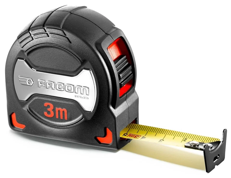 Facom 897A.319 ABS Body Heavy Duty Tape Measure 3m - Image 1 of 1