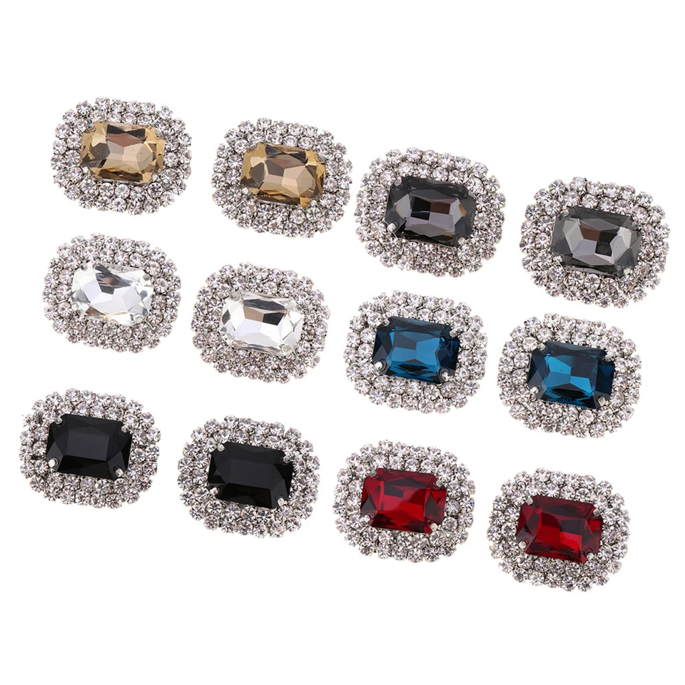 MARKENLOS Strass Schuh Clip Hochzeit Schuh Schnalle DIY Braut Schuh Brosche Dekorative