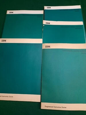 IBM 1964 Basic Computer Systems Principles Programmed Instruction Course 1,2,3 - Image 1 of 4