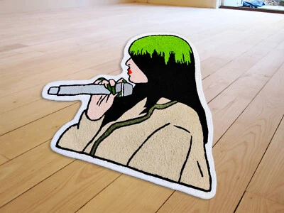 Billie Eilish Happier Than Ever Living Room Rugs Floor Mat Bedroom Area Carpet