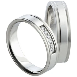 Ring Freundschaftsringe Partnerringe Verlobungsringe Titan Silber mit Gravur - Bild 1 von 6