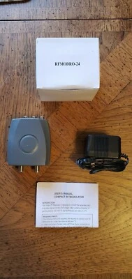 RF MODULATOR / RFMODRO-24 / A/V / DIRECTV / DISH NETWORK / CABLE TV / NEW!