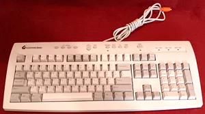 Teclado vintage Gateway 2000 PS/2 104 teclas 7000598 6 pines probado por favor leer - Imagen 1 de 13