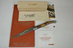 Laguiole en Aubrac Frankreich Taschenmesser 12 cm Black Ash Burl - Bild 1 von 6