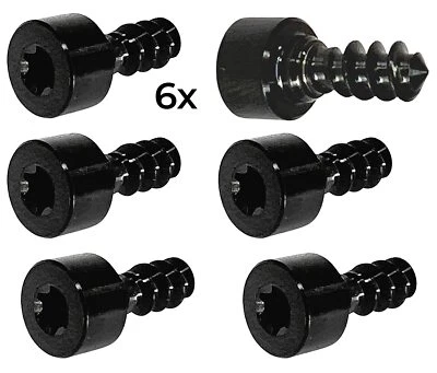 Juego de tornillos tapa depósito titanio para Audi TT TTS TTRS 8S (6 uds.) Negro - Imagen 1 de 4