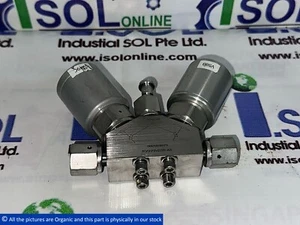 Diafragma Swagelok 6LVV-P2V222P-AB UHP sellado 2 válvulas 3 puertos monobloque VCR - Imagen 1 de 8