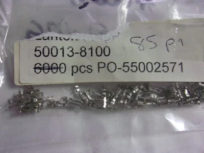 Cabezales y carcasas de cables MOLEX 50013-8100 / 500138100 (NUEVO) ZÓCALO 24-28AWG Foto 1 de 2