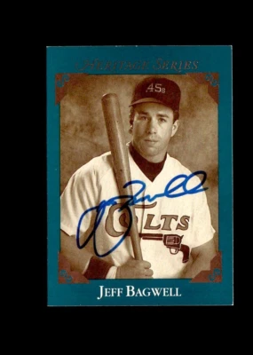 Jeff Bagwell 1992 Studio Heritage Series Tri-Star authentic autographed card - Image 1 of 2