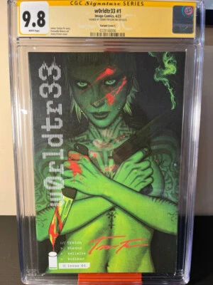 W0rldtr33 #1 CGC 9.8 SS Signed Jenny Frison 😍 WP 1:10 Ratio Variant L@@K - Image 1 of 4