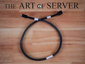 Mini SAS HD cable SFF-8643 to SFF-8643 25-inches 00YE326 00YJ415 Amphenol - Picture 1 of 6