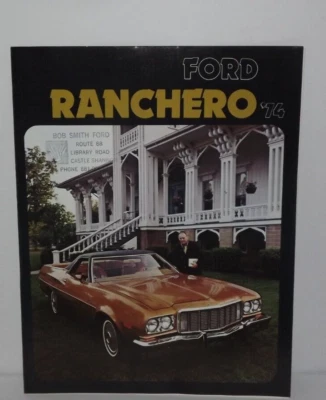 1974 Ford Ranchero раскладной рекламный каталог продаж брошюр - Изображение 1 из 4