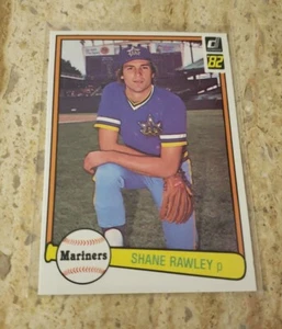 Donruss 82 Shane Rawley Print Error Baseball Card Small Pink Circles - Picture 1 of 4