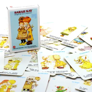 Baraja de Cartas Sarah Kay Edición Atlántida Hecha en Argentina Años 90 Retro Holly Hobbie - Imagen 1 de 3