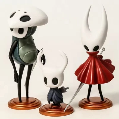 3Pcs Hollow Knight Toys Statue Anime Game Action Figure Collectible Model Dolls