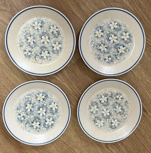 4 LENOX Temper-Ware DEWDROPS DINNER PLATES, 10 3/8" VGC SET 1 - Picture 1 of 3