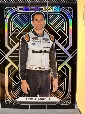 2022 Panini Chronicles Obsidian #44 Aric Almirola NASCAR Cup Series Card - Image 1 of 4