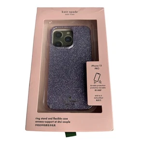Coque Kate Spade Iphone 13 PRO paillettes lilas fros - Photo 1 sur 6