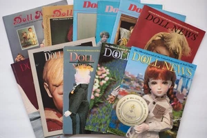11 Back Issues UFDC DOLL NEWS Magazine 1987/88/91/92/94/96/2000/2024  (E) - Picture 1 of 4