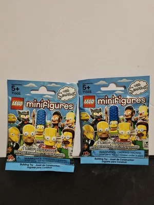 2 - Lego Simpsons minifigures Homer And Bart 71005 New Still Sealed Lot Of 2 - Image 1 of 3