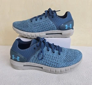 Under Armour HOVR Sonic Shoes Womens Sz 7.5 Blue Knit Running Athletic Sneakers - Picture 1 of 11