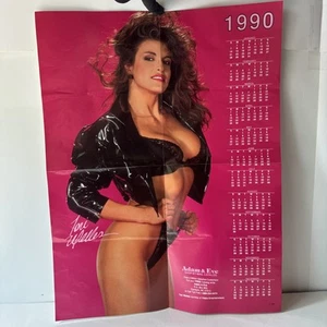Vintage 1990 Tori Welles Calendar Poster–Adam & Eve –Adult Model–Rare Retro - Picture 1 of 8