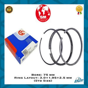 FORD C-MAX FOCUS 1.6 TDCI DIESEL ENGINE G8DA HHDA PISTON RINGS SET 1235978 - STD - Picture 1 of 3