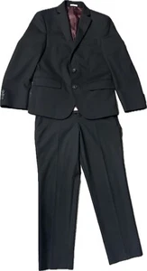 Joseph Abboud Boys Black Suit … Pants Size 8 Jacket 10 Easter, WEDDING - Picture 1 of 5