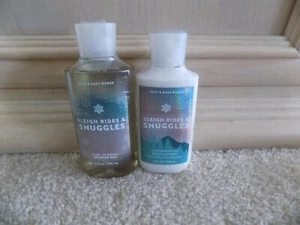 Bath and Body Works "Sleigh Rides and Snuggles" Body Lotion and Shower Gel Set - Picture 1 of 2