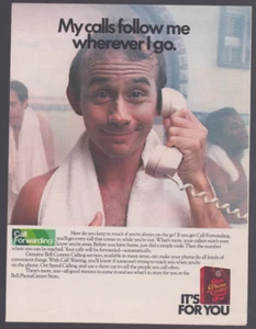 1981 Print Ad Bell Phone Center Store Call forwarding My calls follow me - Picture 1 of 1