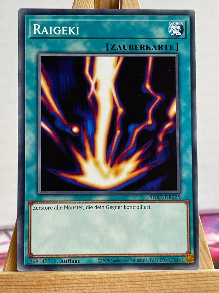 Raigeki SDBT-DE025 Common Deutsch NM YUGIOH - Bild 1 von 1