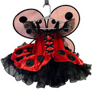 Authentic Kids Toddler Girls Ladybug Costume Size 2T