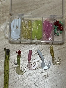 25pcs Soft Fishing Lures Kits, Perch Lures, Fish Bait Bass Paddle Tail Swimbait - Picture 1 of 11