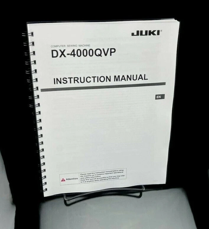 Juki Mo-50e 51e Sewing Machine Printed Manual User Guide Instructions Coil Bound