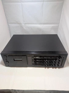 NAKAMICHI DRAGON Auto Reverse Cassette Deck Black Working Confirmed - Picture 1 of 9