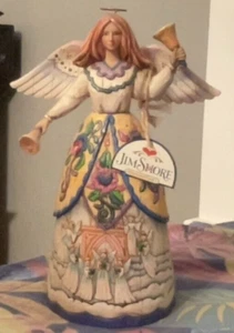 Heartwood Creek Painted Stone Resin Jim Shore Figurine #114409. 10" Tall. 2003. - Picture 1 of 7