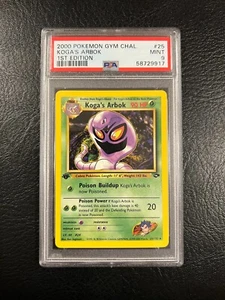 Pokemon Gym Challenge #25 - Koga's Arbok - MINT - 1st Edition - PSA 9 - Rare! - Picture 1 of 4
