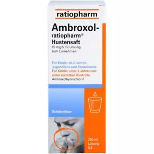 AMBROXOL-ratiopharm Hustensaft 250 ml PZN 00563111 - Bild 1 von 6