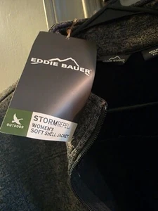 EDDIE BAUER NWT STORM REPEL WOMENS SOFT SHELL GRAY JACKET SIZE 2X - Picture 1 of 9