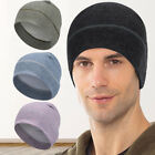 Winter Fleece Skull Cap Helmet Liner Running Warm Beanie Hat For Cold Weather US