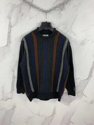 Carlo Colucci 多色人字形针织毛衣 50 码 — 第 1/4 张图片