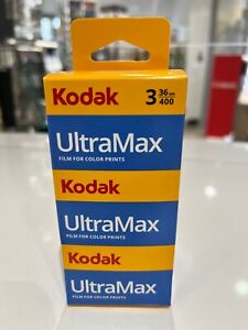 KODAK UltraMax 400 3-pak 135-36 kolorowa folia kolorowa 135-36, ISO 400
