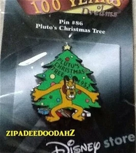 2001 Pin Disney Retirado 100 Años de Sueños #86 Árbol de Navidad de Plutón Nueva Tarjeta - Imagen 1 de 2