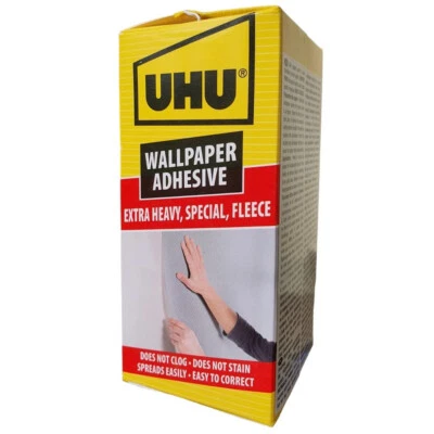 UHU Colle extra-forte pour papiers peints lourds speciaux non tissés 180g - Photo 1/3