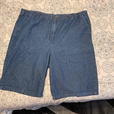 Pantalones cortos de mezclilla para mujer Blair cintura elástica frente mosca talla 16 Foto 1 de 2