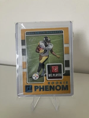 Parche Juju Smith-Schuster Rookie Phenom 1/1 jugadores de la NFL 2017 Donruss RC #16 Foto 1 de 3