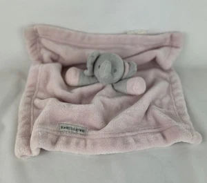 Blankets & Beyond Elephant Pink Grey Soft Baby Security Blanket Lovey B6 - Picture 1 of 6