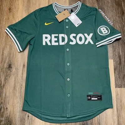 Camiseta deportiva Nike 2025 Boston Red Sox City Connect Green Monster Limited auténtica Foto 1 de 4