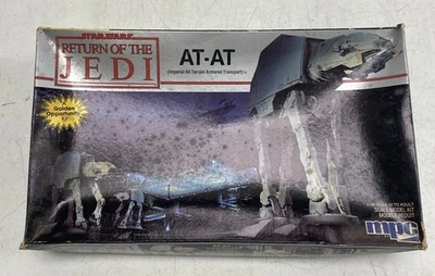 MPC Star Wars ROTJ AT-AT 1:100 Model Kit 1989 #8919 Open Box Vintage Rare - Image 1 of 4
