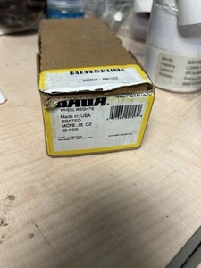 (1 BOX OF 50) BADA MCFE 0.75OZ WHEEL WEIGHTS (MCFE075SC} - Picture 1 of 1